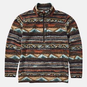 BILLABONG Boundary Mock Half Zip Fleece Jacket Men’s Size Medium